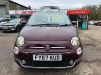 Used Fiat 500 Lounge 69 HP (50 kW) 2017 Red Hatchback