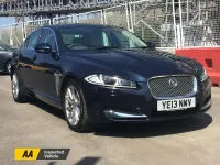 Used Jaguar XF Premium Luxury 200 HP (147 kW) 2013 Blue Sedan