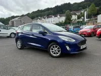 Used Ford Fiesta Zetec 2017 Blue Hatchback