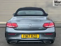 Used Mercedes C220 AMG line 170 HP (125 kW) 2017 Grey Cabriolet