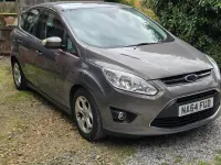 Used Ford C-MAX Zetec 105 HP (77 kW) 2014 Brown MPV