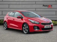 Used Kia Ceed GT-Line 136 HP (100 kW) 2018 Red Hatchback