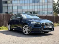 Used Audi A3 Sportback S-Line 190 HP (139 kW) 2016 Blue Hatchback