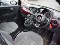 Used Fiat 500 Lounge 69 HP (50 kW) 2016 Red Hatchback