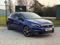 Used Peugeot 308 GT-line 130 HP (95 kW) 2018 Blue Hatchback