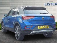 New VW T-Roc Design 2025 Ravenna blue metallic black SUV