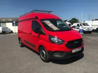 Used Ford Transit Custom 130 HP (95 kW) 2021 Red Van