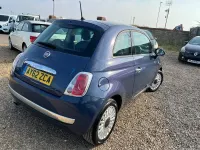 Used Fiat 500 Lounge 69 HP (50 kW) 2012 Blue Hatchback