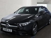 Used Mercedes A180 AMG line 116 HP (85 kW) 2019 Black Hatchback