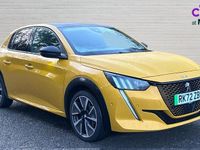 Used Peugeot e-208 GTi 100 kW (136 HP) 2022 Yellow Hatchback
