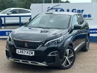 Used Peugeot 3008 GT-line 130 HP (95 kW) 2017 Black SUV
