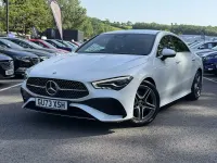 Used Mercedes CLA200 AMG line 2023 White Sedan