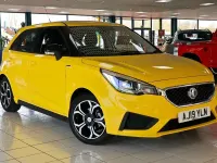 Used MG MG3 Excite 106 HP (77 kW) 2019 Yellow Hatchback
