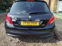 Begagnad Peugeot 207 Active 2012 Svart Halvkombi