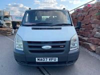 used Ford Transit D/Cab TDCi 100ps [DRW] FLATBED TAIL-LIFT SIX SEATER IMMACULATE INTERIOR ETC