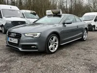 Usado Audi A5 S-Line 225 HP (165 kW) 2014 Cinzento Coupé