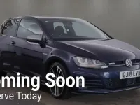 Used VW Golf VII GTD 181 HP (133 kW) 2016 Blue Hatchback