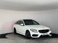 Used Mercedes C220 AMG Line Premium 167 HP (122 kW) 2014 White Estate