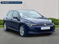 Used VW Golf VIII Style 147 HP (108 kW) 2020 Blue Hatchback
