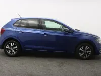 Used VW Polo Match 95 HP (69 kW) 2021 Blue Hatchback