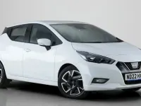 Used Nissan Micra Acenta 92 HP (67 kW) 2022 White Hatchback