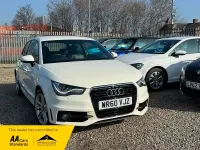 Used Audi A1 S-Line 122 HP (89 kW) 2010 White Hatchback
