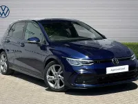 Used VW Golf VIII R-line 150 HP (110 kW) 2021 Blue Hatchback