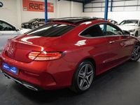 Used Mercedes C220 AMG line 2018 Red Coupe