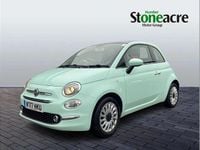 Used Fiat 500 Lounge 69 HP (50 kW) 2017 Green Hatchback
