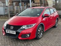 Używany Honda Civic SE Plus 2016 Czerwony Kombi