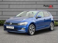 Used VW Polo Match 94 HP (69 kW) 2021 Blue Hatchback