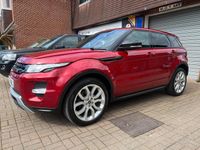 Used Land Rover Range Rover evoque Dynamic 2013 Firenze red SUV