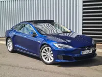 Used Tesla Model S 241 kW (328 HP) 2016 Blue Hatchback