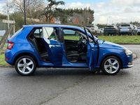 Used Skoda Fabia SE L 2021 Blue Hatchback