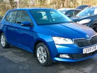 Used Skoda Fabia SE 95 HP (69 kW) 2019 Blue Hatchback