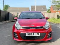 Used Kia Rio 89 HP (65 kW) 2015 Red Hatchback