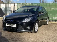 Begagnad Ford Focus Titanium 2014 Svart Halvkombi