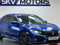 Used Honda Civic SR 126 HP (92 kW) 2018 Blue Hatchback