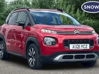 Used Citroën C3 Aircross PureTech 110 HP (80 kW) 2021 Red SUV