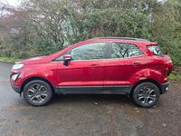 Used Ford Ecosport Zetec 125 HP (91 kW) 2018 Red SUV