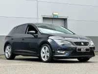 Used Seat Leon FR 184 HP (135 kW) 2016 Black Hatchback