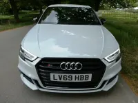 Used Audi S3 Sportback Black Edition 296 HP (217 kW) 2019 Ibis white Hatchback