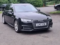 Used Audi A4 S-Line 150 HP (110 kW) 2017 Black Estate