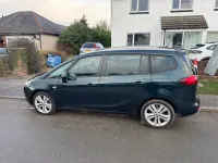Used Vauxhall Zafira SRi 170 HP (125 kW) 2014 Green MPV
