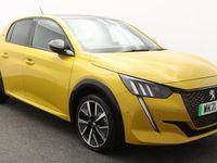 Used Peugeot e-208 Premium 100 kW (136 HP) 2021 Yellow Hatchback