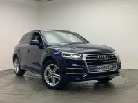 Used Audi Q5 S-Line 248 HP (182 kW) 2018 Blue SUV