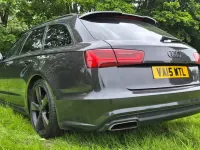 Used Audi A6 Black Edition 320 HP (235 kW) 2015 Grey Estate