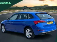 Used Skoda Scala SE 108 HP (79 kW) 2022 Blue Hatchback