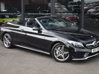 Usado Mercedes C250 AMG line 2017 Preto Cabrios