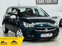 Used Vauxhall Corsa Design Edition 90 HP (66 kW) 2015 Green Hatchback